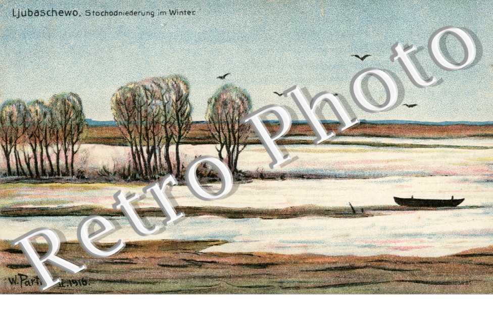 stochodniederung im winter