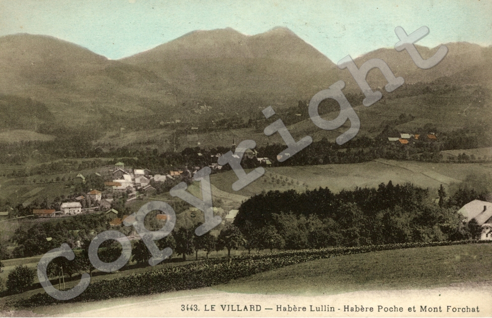 le Villard Habere Lullin - Habere Poche et Mont Forchat
