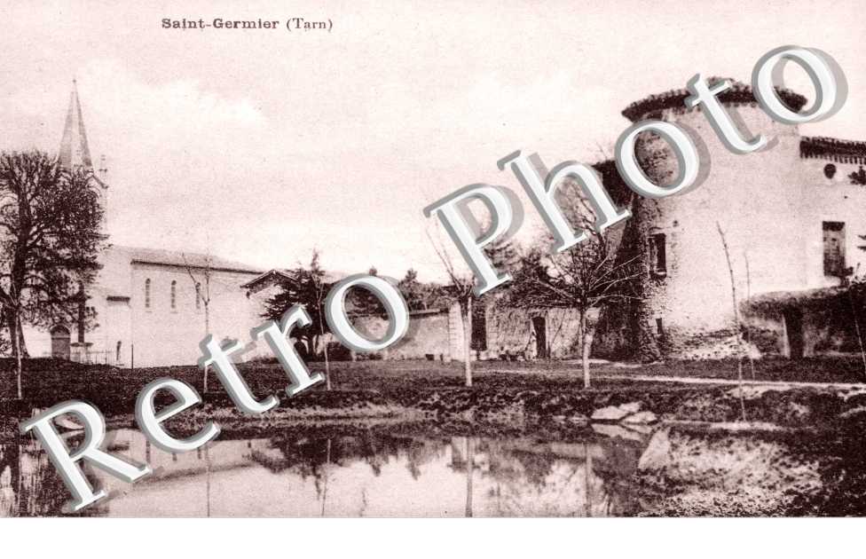 Vue vers eglise et tour