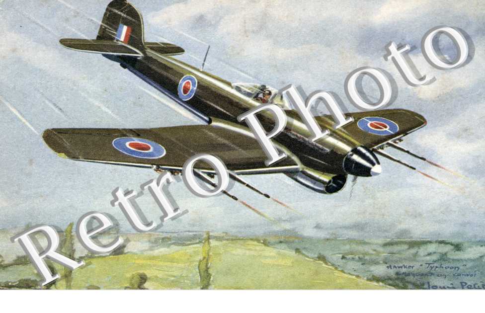 collection des avions alli Hawker " Typhoon " monoplace chasseur-bombardier