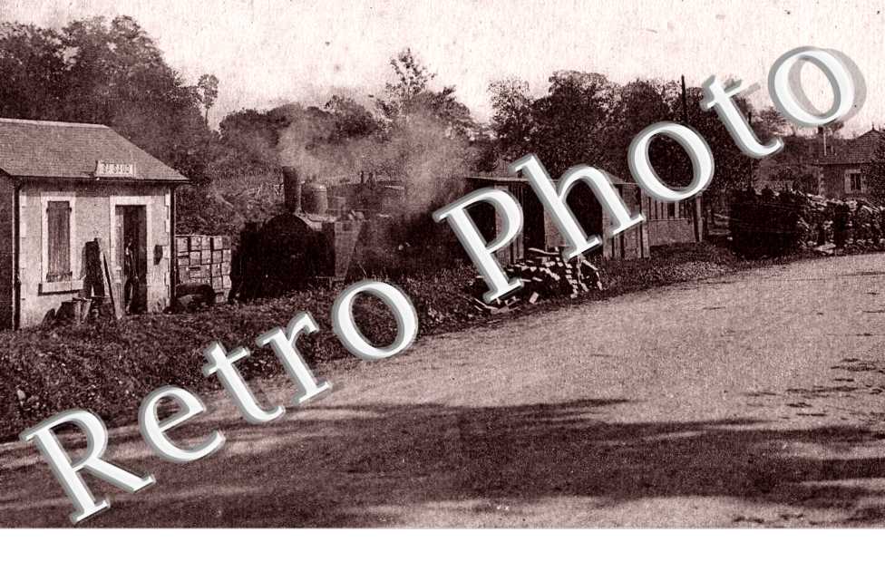 Le tacot en gare de St-Saud 1920