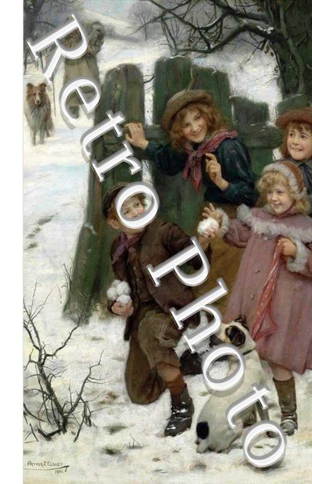 les Enfants dans la neige