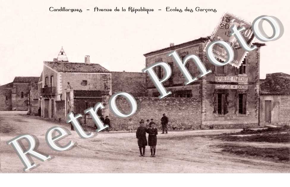Avenue de la Republique Ecoles des garcons