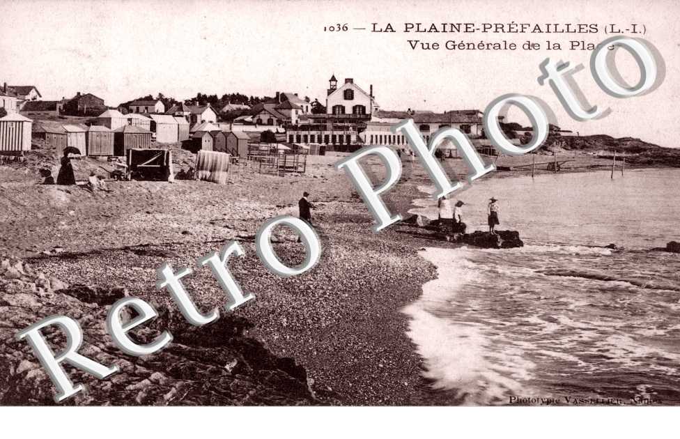 Vue generale  de la plage