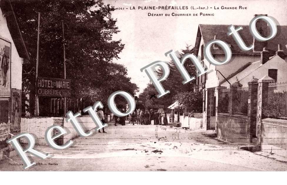 la grande rue Depart du courrier de Pornic