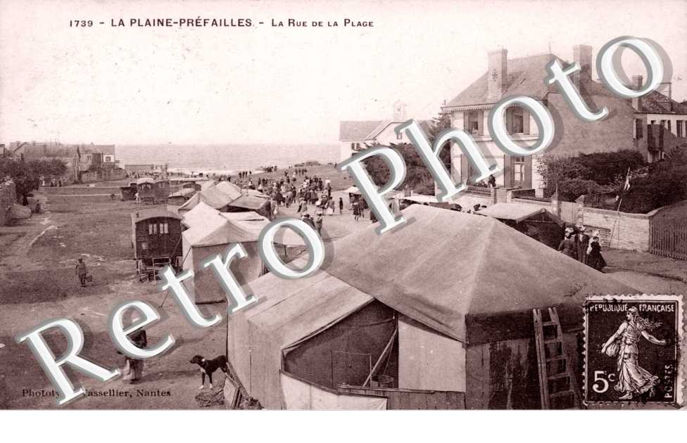 la rue de la plage