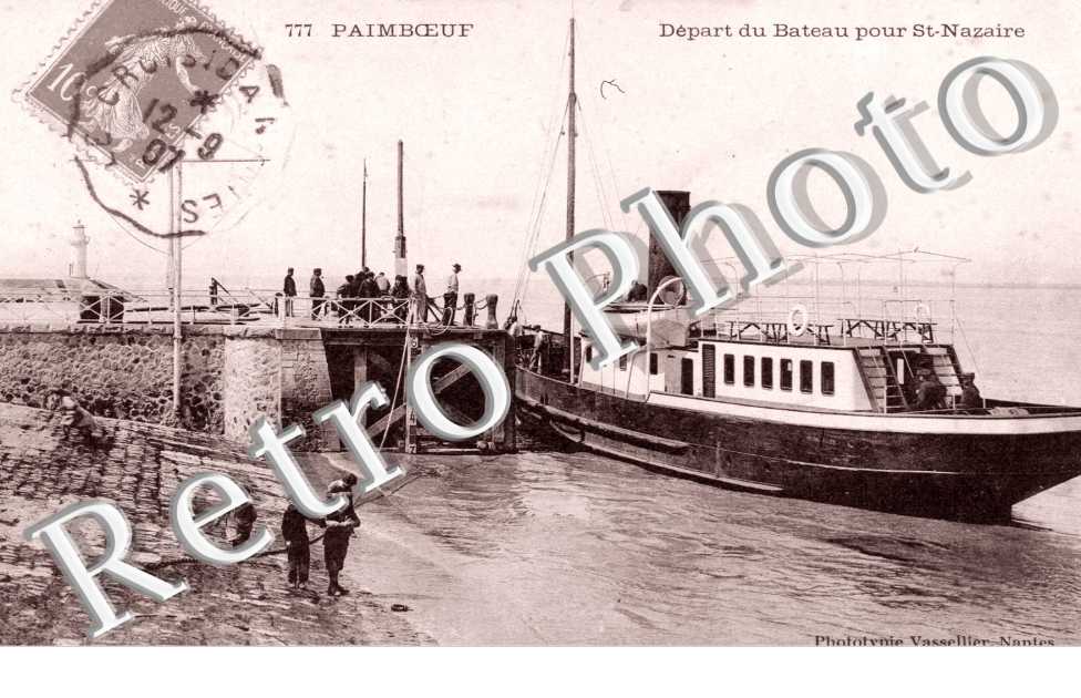 depart du bateau pour Saint-Nazaire