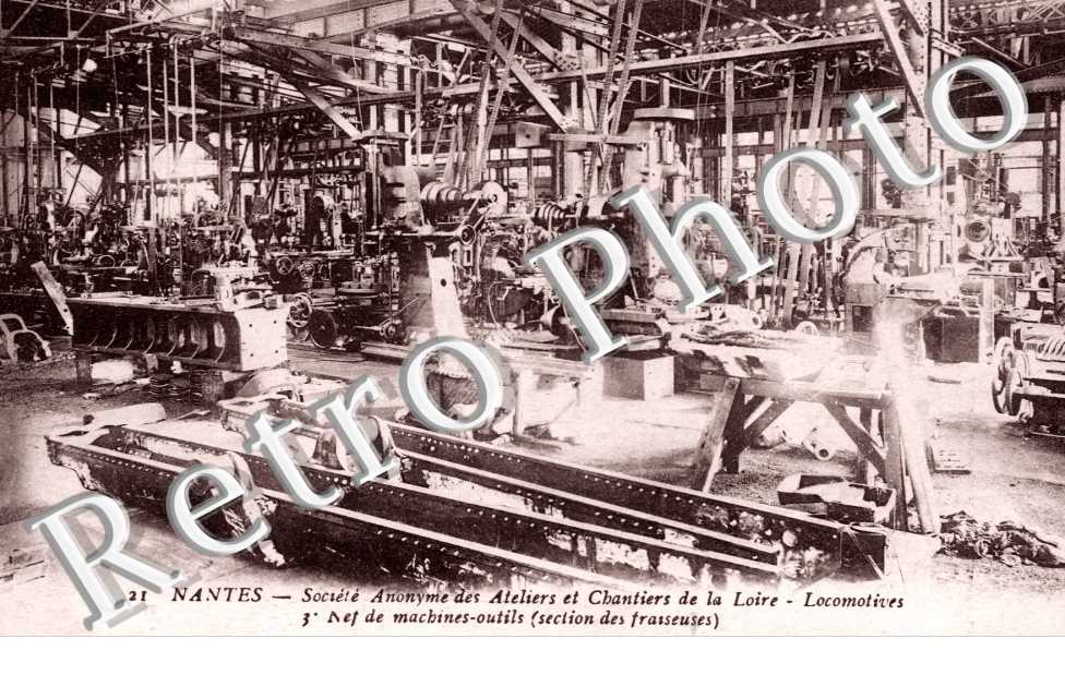 Société des ateliers et chantiers de la Loire -  Locomotives - 3eme Nef de machines-outils