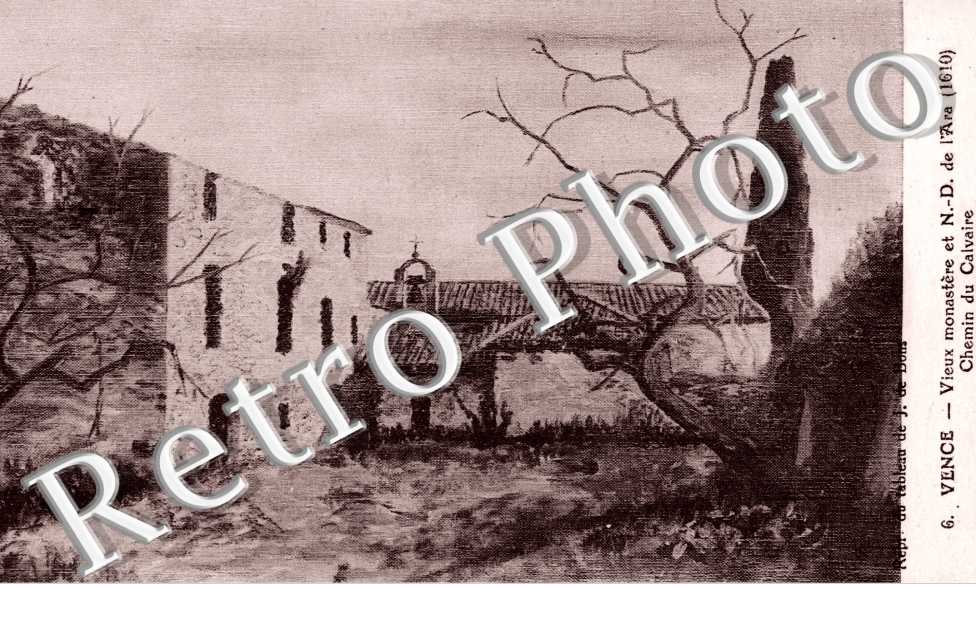vieux monastere et N.-D. de l&#039;Ara  Chemin du calvaire