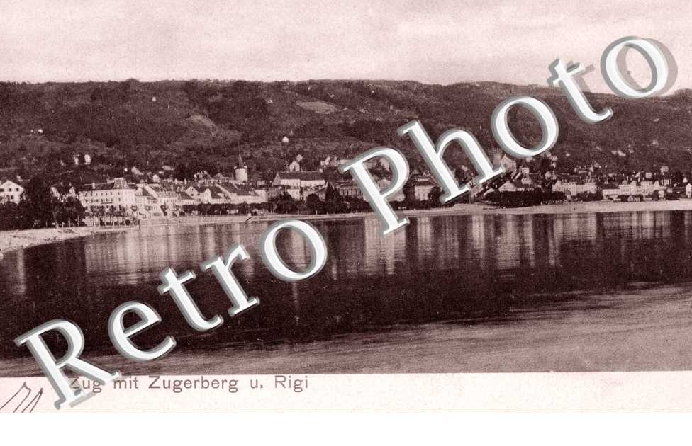 Zug mit Zugerberg u. Rigi