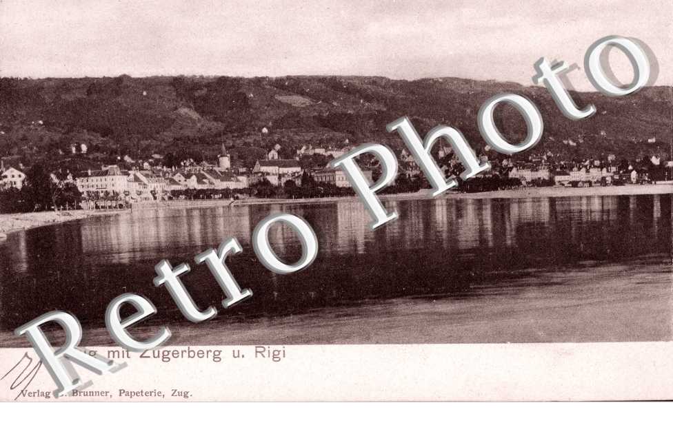 Zug mit Zugerberg u. Rigi
