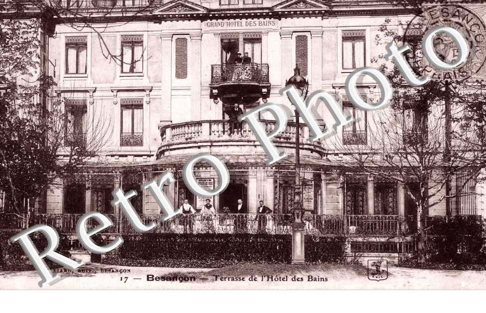 Terrasse de l'Hotel des bains
