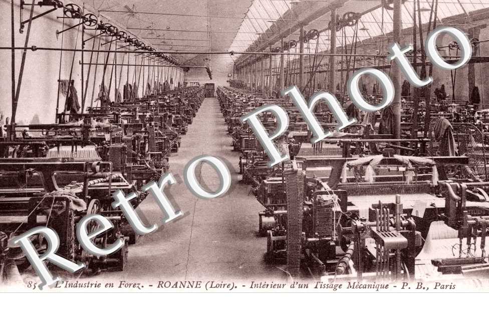 Interieur d'un Tissage Mecanique