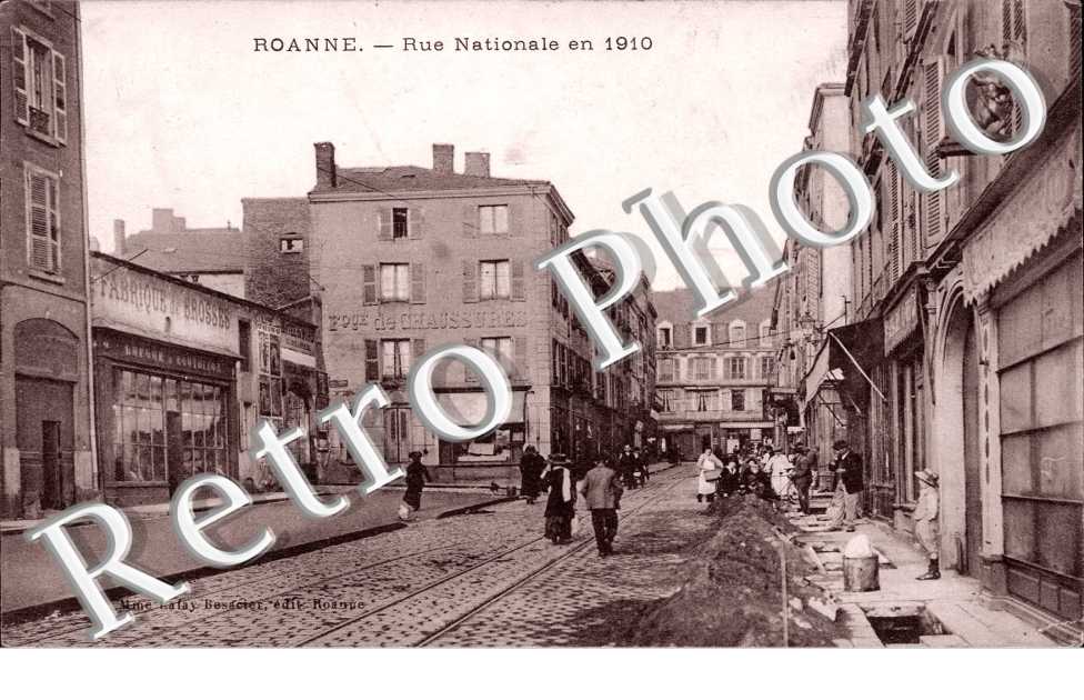Rue Nationale en 1910