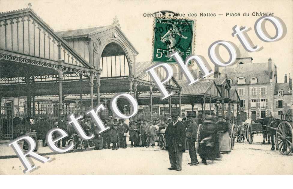 Vue des Halles - Place du Château