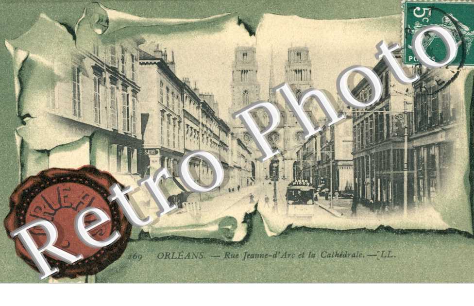 La Rue Jeanne d'Arc et la cathedrale