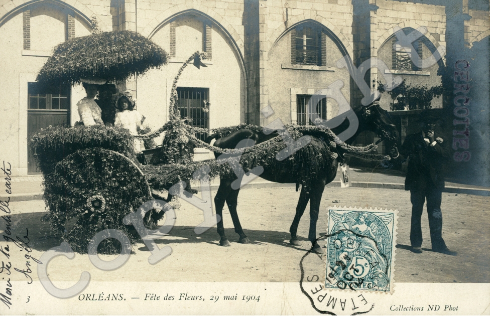 Fete des Fleurs - 29 mai 1904 - Un char