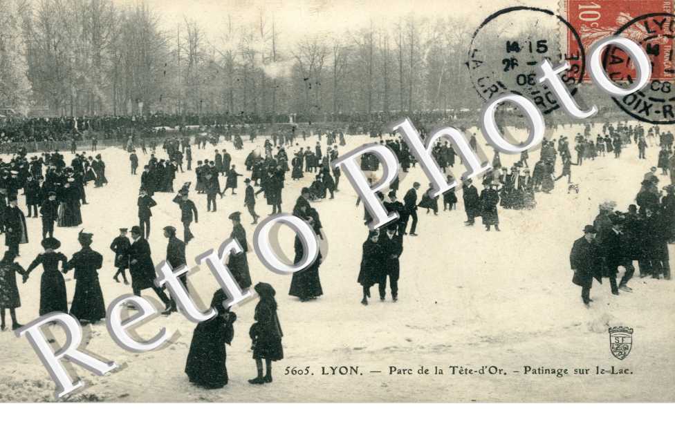 Parc de la Tete d&#039;Or - Patinage sur le Lac