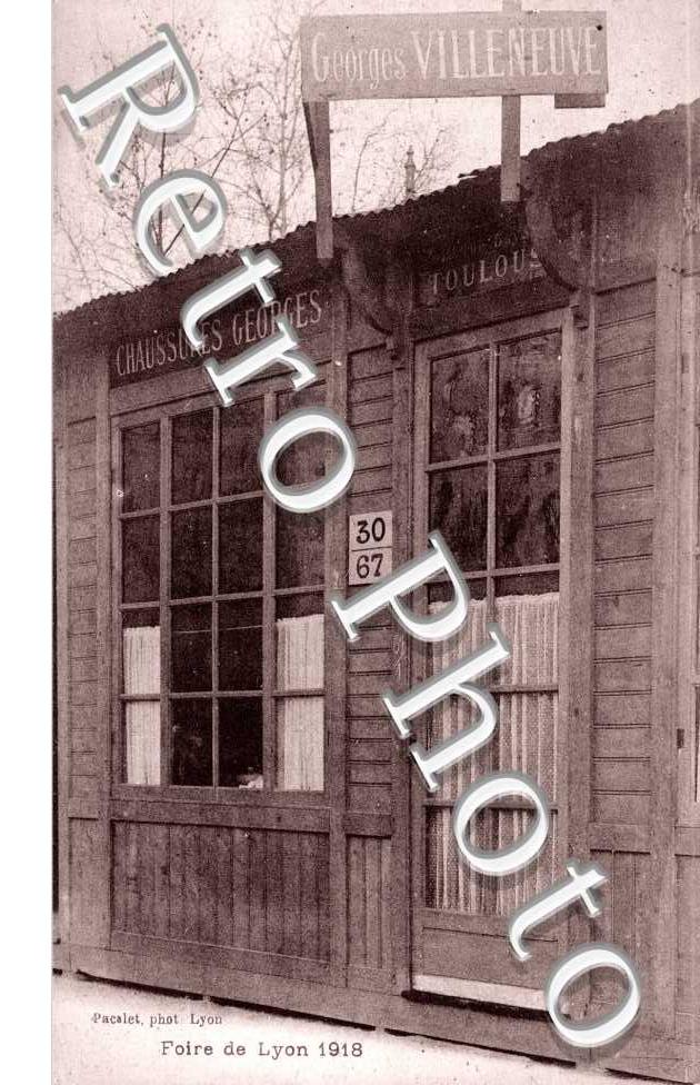 Foire de Lyon 1918 - Chaussures Georges Villeneuve