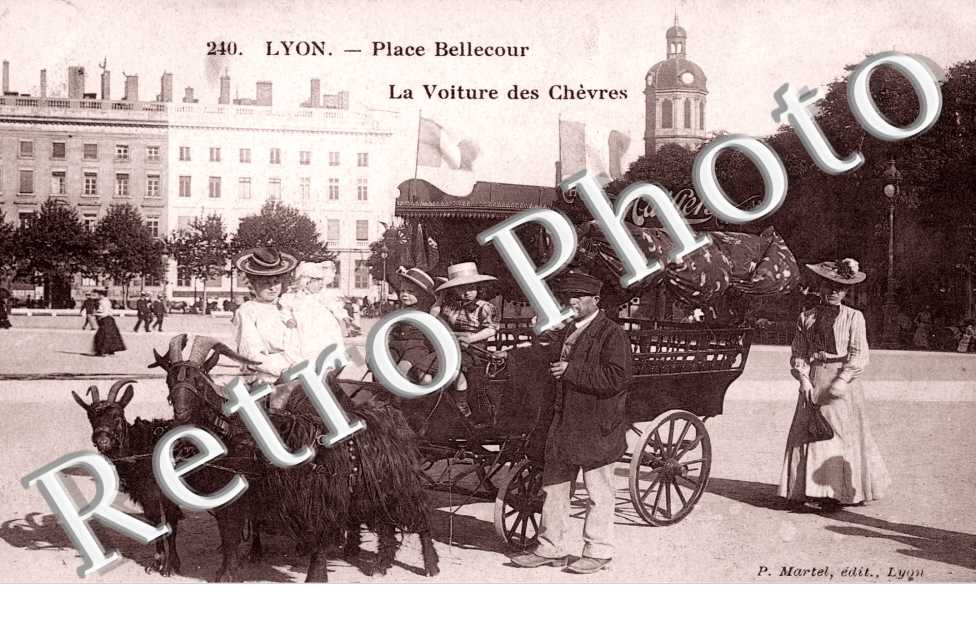 Place Bellecour - La Voiture des Chevres