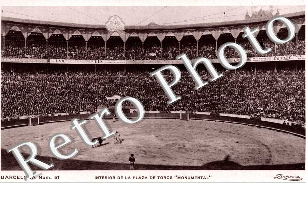Interior de la Plaza de Toros Monumental