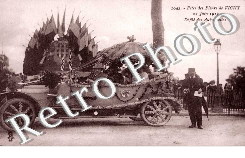fete des fleurs 22 juin 1913 Defile des automobiles