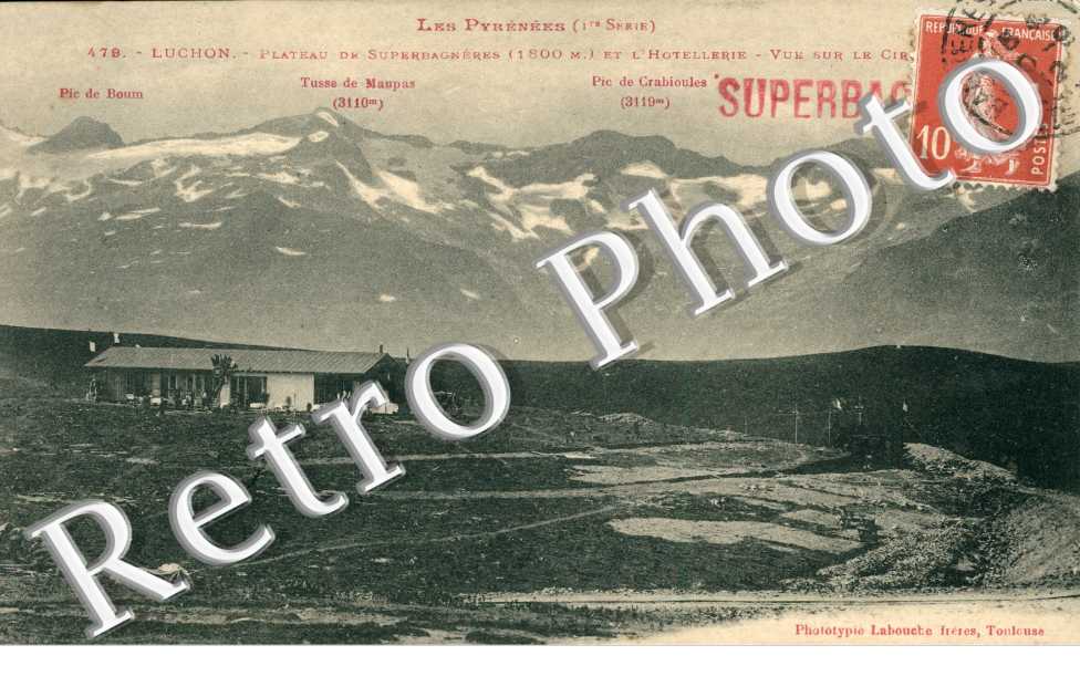 plateau de Superbagneres et l'hotellerie