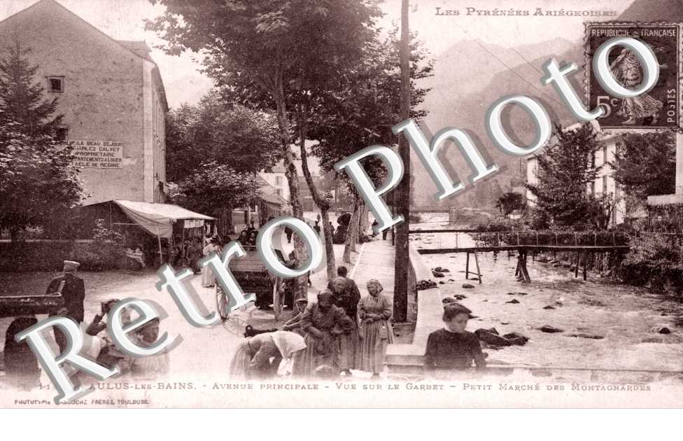 Avenue principale vue sur le Garbet Petit marche des montagnards