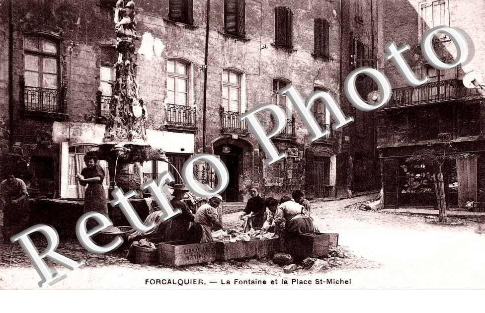la fontaine et la place Saint-Michel
