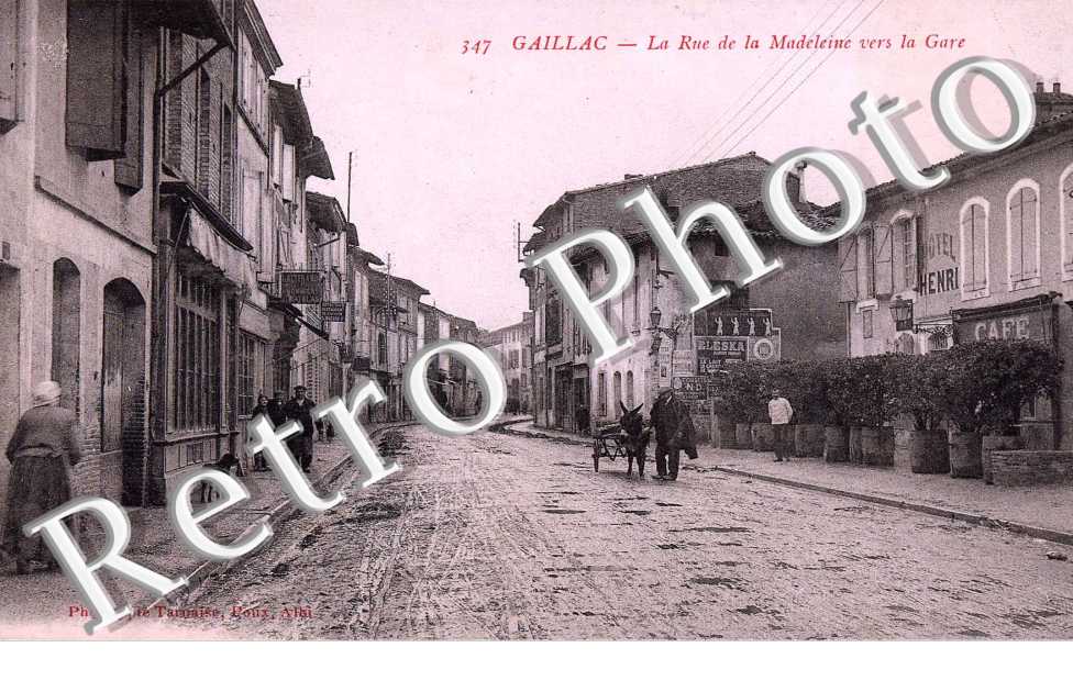 La Rue de la Madeleine vers la gare