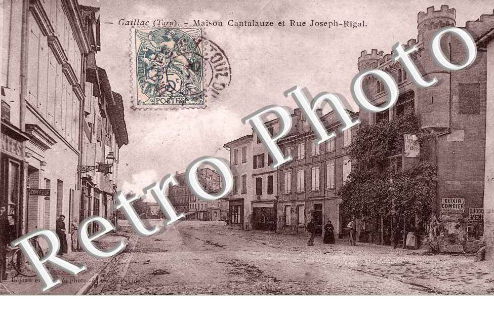 Maison Cantalauze et rue Joseph Rigal