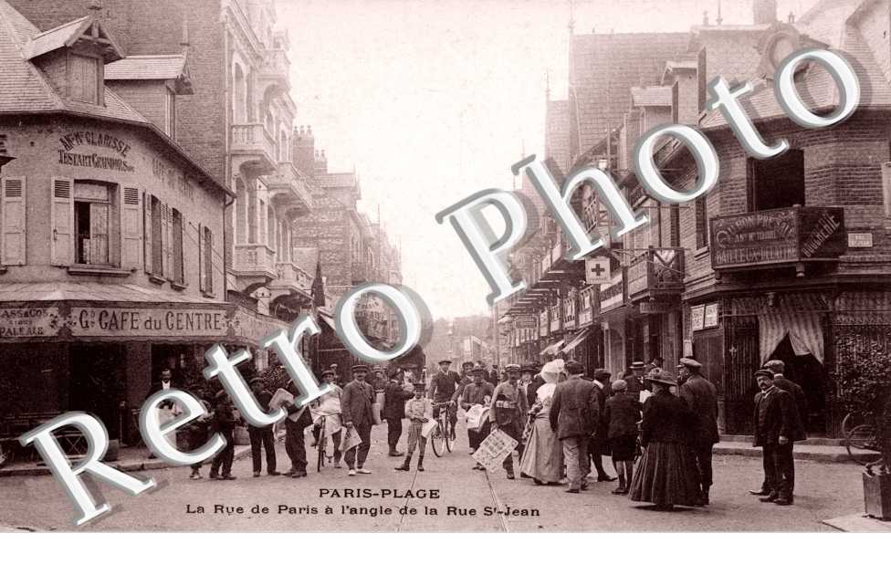 la rue de Paris a l&#039;angle de la rue St Jean