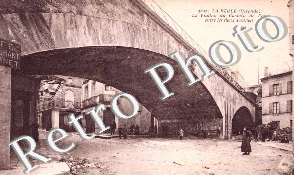 le viaduc du chemin de fer entre les deux tunnels