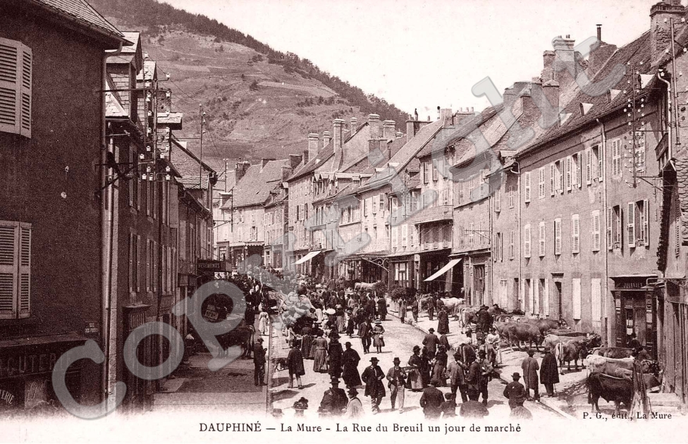 la rue du Breuil un jour de Marche