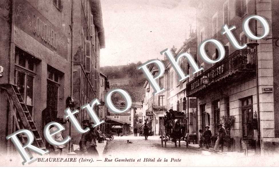 Rue Gambetta et Hotel de la Poste