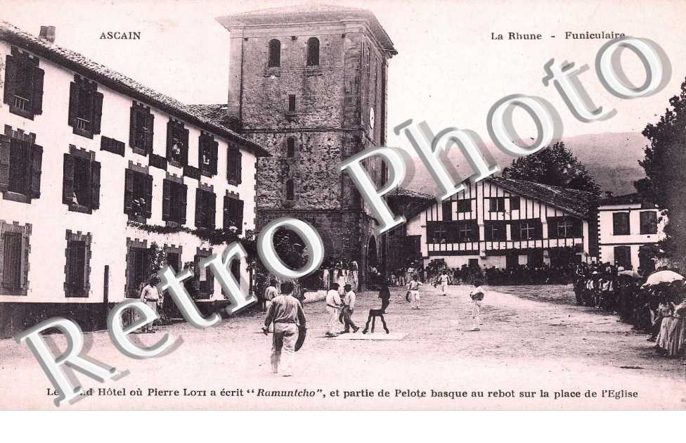 La Rhune - Funiculaire  - partie de pelote basque