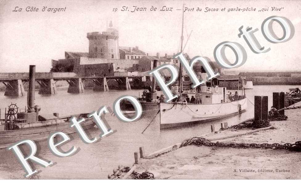 port du Socoa et garde peche " qui vive "