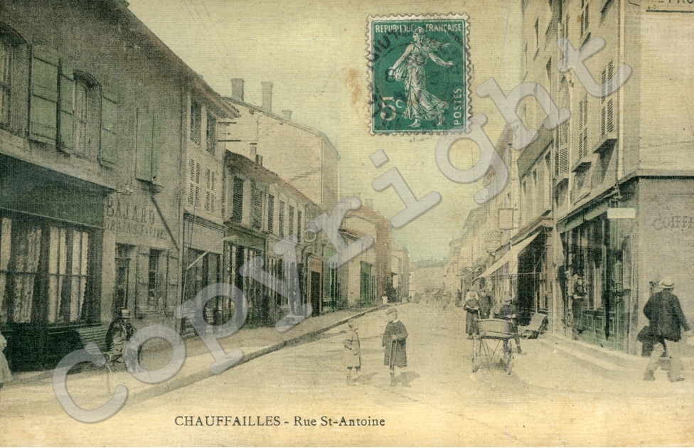 Rue St-Antoine (toilee couleur)