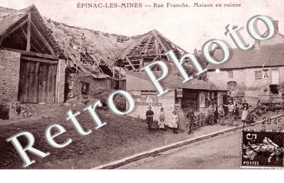 les mines - Rue Franche - Maison en ruines