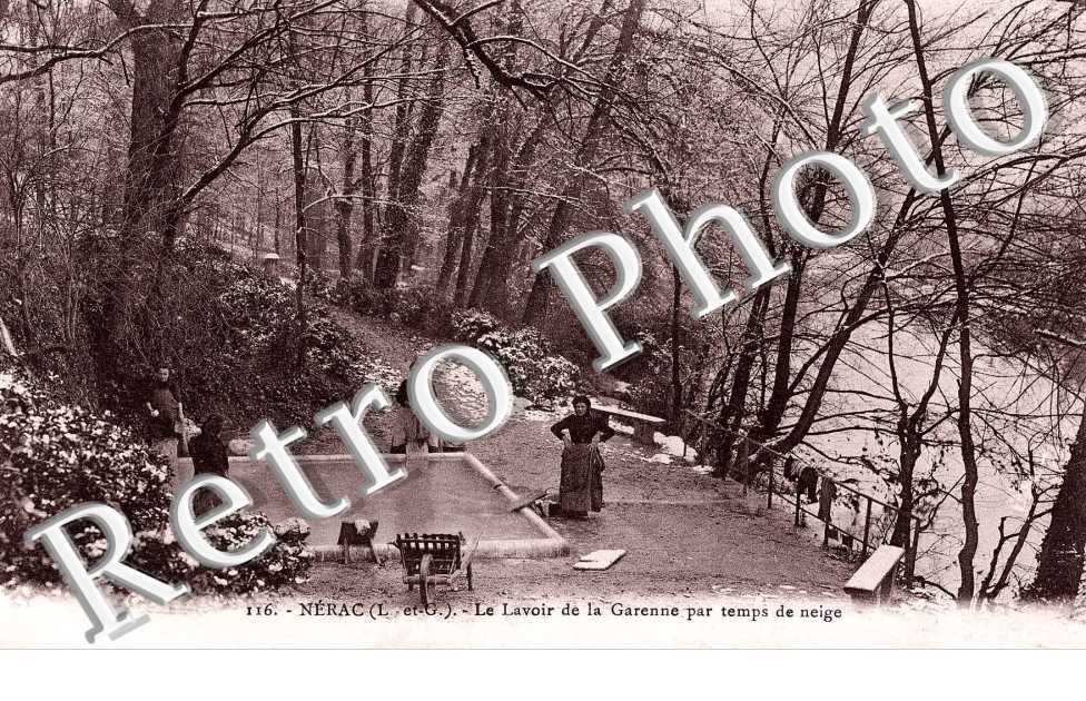 LE LAVOIR DE LA GARENNE PAR TEMPS DE NEIGE