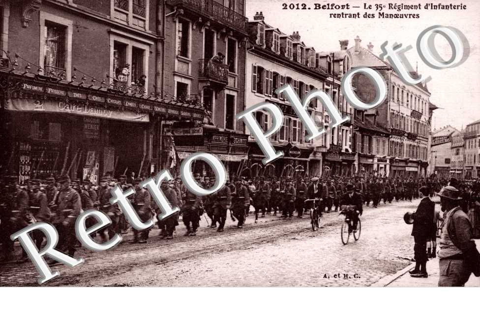 Le 35eme regiment d&#039;infanterie rentrant des manoeuvres