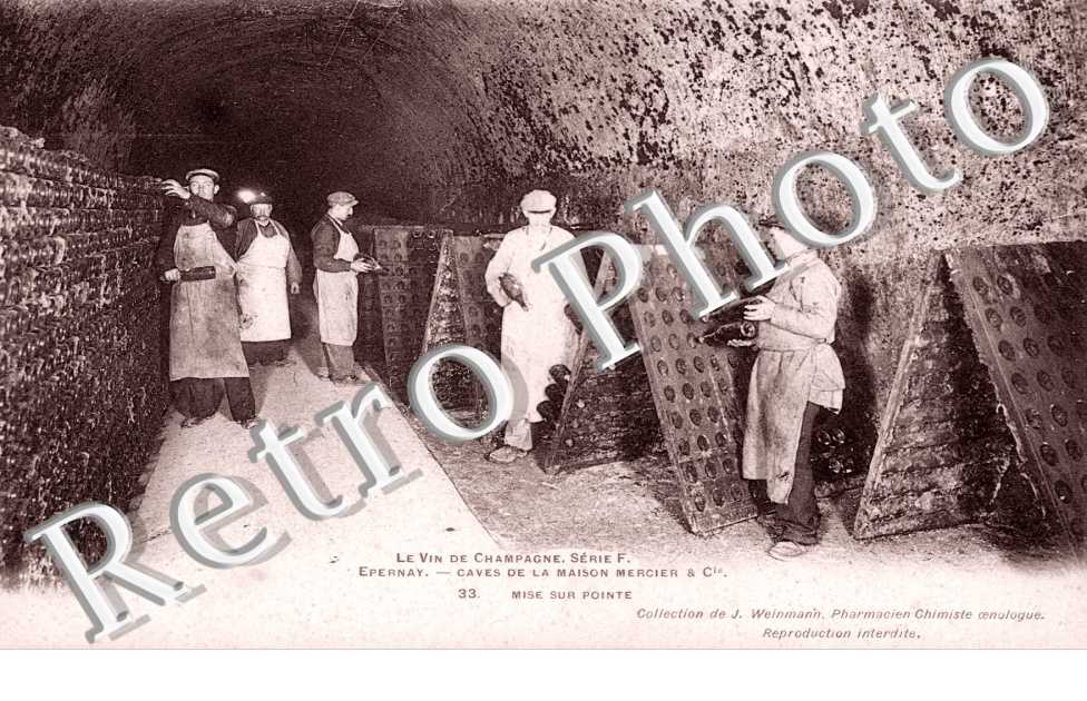 Caves Mercier - Mise sur pointe