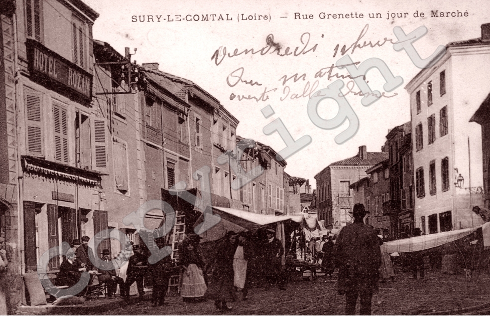 rue grenette un jour de marche