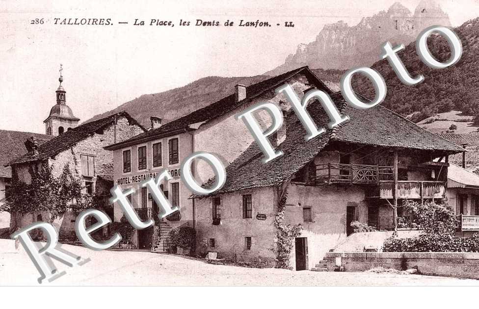 La place et les dents de Lanfon