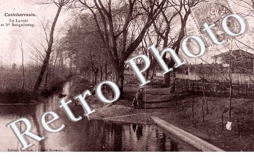 Le Lavoir et Boulevard Senguineug