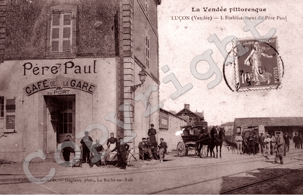 l&#039;Etablissement du pere Paul Cafe de la gare  du port