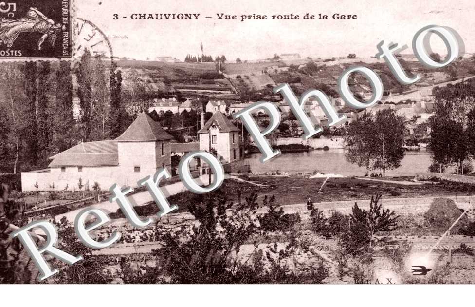 Vue prise de la Route de la Gare