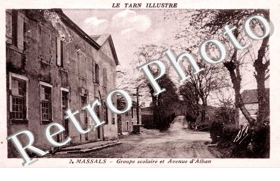 Groupe scolaire et avenue d'Alban