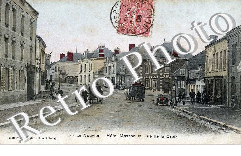 Hotel Masson et rue de la Croix