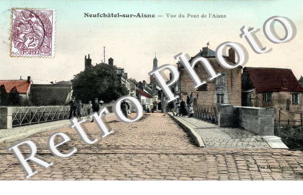 vue du pont de l&#039;Aisne  